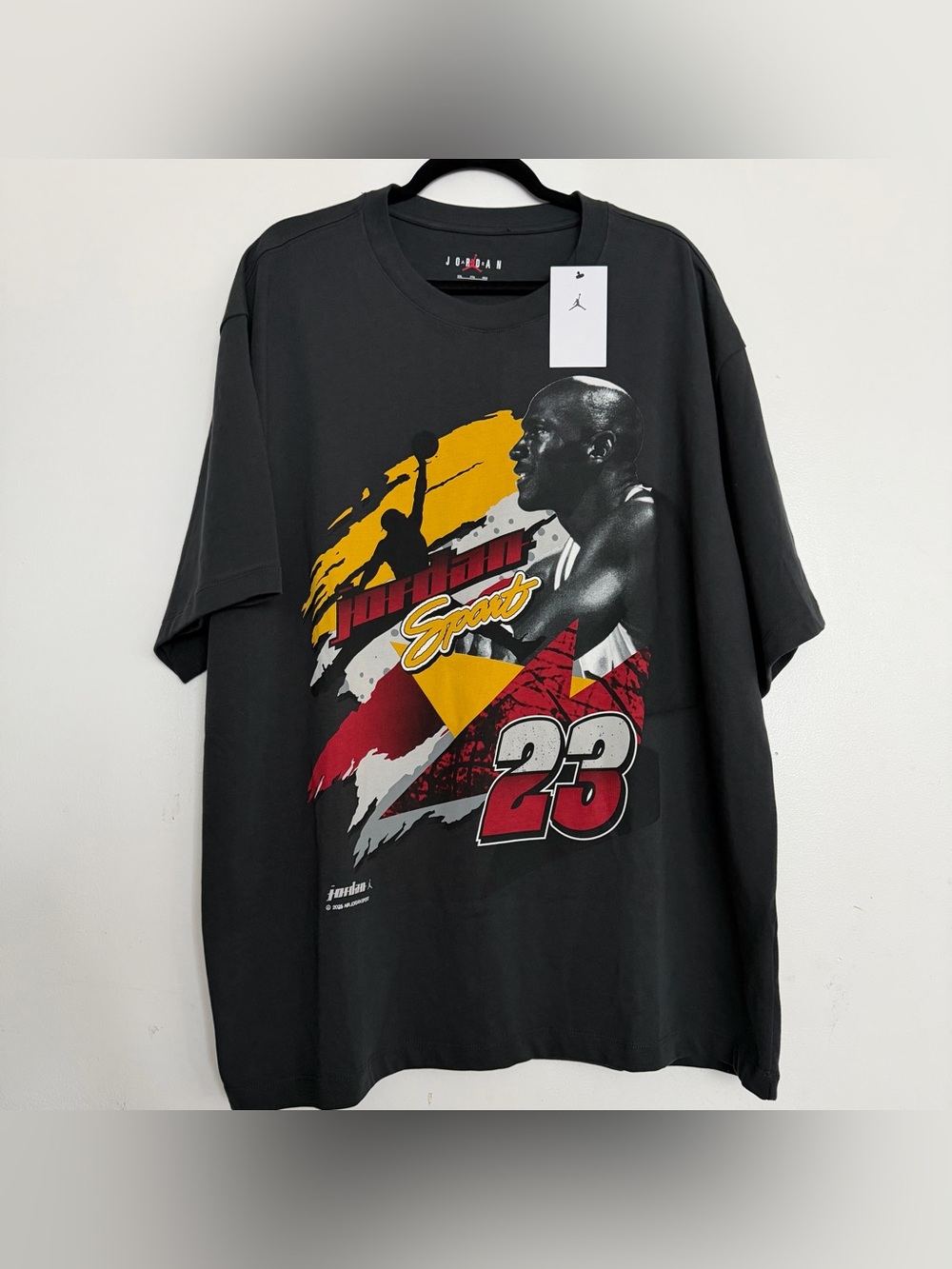 Men’s Air Jordan 1985 Motorsport T-Shirt Black Size XXL